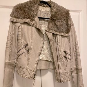 Faux leather jacket